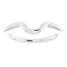 Charger l'image dans la galerie, Sterling Silver Band for 9x7 mm Oval Ring

