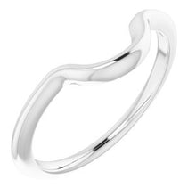 Charger l&#39;image dans la galerie, Sterling Silver Band for 11x9 mm Oval Ring
