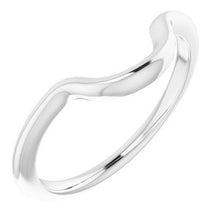 Charger l'image dans la galerie, Sterling Silver Band for 12x10 mm Oval Ring
