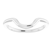 Charger l'image dans la galerie, Sterling Silver Band for 12x10 mm Oval Ring
