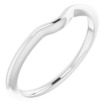 Charger l'image dans la galerie, Sterling Silver Band for 5 mm Cushion Ring
