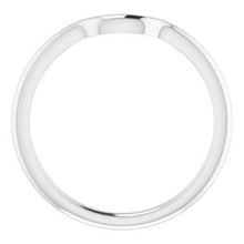 Charger l'image dans la galerie, Sterling Silver Band for 6 mm Cushion Ring
