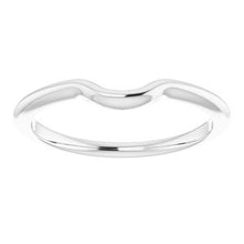 Charger l'image dans la galerie, Sterling Silver Band for 6 mm Cushion Ring

