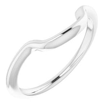 Charger l'image dans la galerie, Sterling Silver Band for 11 mm Cushion Ring
