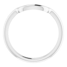 Charger l'image dans la galerie, Sterling Silver Band for 11 mm Cushion Ring
