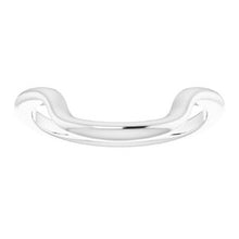 Charger l'image dans la galerie, Sterling Silver Band for 15 mm Cushion Ring
