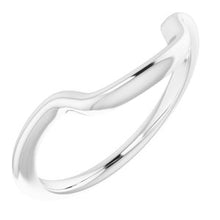 Charger l'image dans la galerie, Sterling Silver Band for 13 mm Cushion Ring
