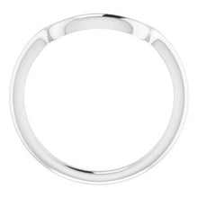 Charger l'image dans la galerie, Sterling Silver Band for 13 mm Cushion Ring

