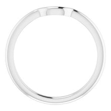 Charger l'image dans la galerie, Sterling Silver Band for 6x4 mm Emerald Ring

