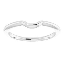 Charger l'image dans la galerie, Sterling Silver Band for 6x4 mm Emerald Ring
