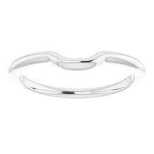 Charger l'image dans la galerie, Sterling Silver Band for 7x5 mm Emerald Ring
