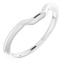 Charger l'image dans la galerie, Sterling Silver Band for 8x6 mm Emerald Ring
