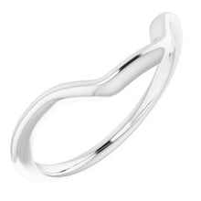 Charger l'image dans la galerie, Sterling Silver Band for 12x10 mm Emerald Ring
