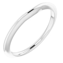 Charger l'image dans la galerie, Sterling Silver Band for 4 mm Square Ring
