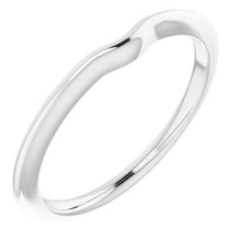 Charger l'image dans la galerie, Sterling Silver Band for 5x3 mm Pear Ring
