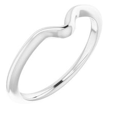 Charger l'image dans la galerie, Sterling Silver Band for 8x5 mm Pear Ring
