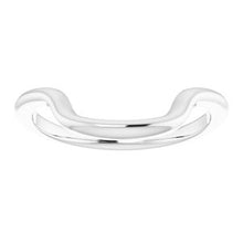 Charger l'image dans la galerie, Sterling Silver Band for 14 mm Cushion Ring
