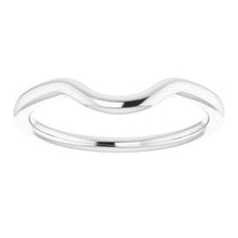 Charger l'image dans la galerie, Sterling Silver Band for 7.4 mm Round Ring
