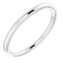 Charger l'image dans la galerie, Sterling Silver Band for 5x3 mm Oval Ring
