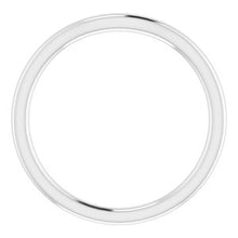 Charger l'image dans la galerie, Sterling Silver Band for 6x4 mm Oval Ring
