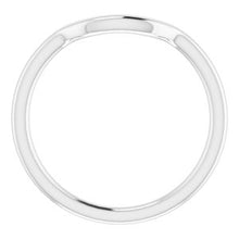 Charger l'image dans la galerie, Sterling Silver Band for 8 mm Cushion Ring
