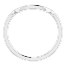 Charger l&#39;image dans la galerie, Sterling Silver Band for 13 mm Cushion Ring
