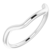 Charger l'image dans la galerie, Sterling Silver Band for 14x10 mm Emerald Ring
