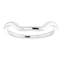 Charger l'image dans la galerie, Sterling Silver Band for 11x9 mm Emerald Ring
