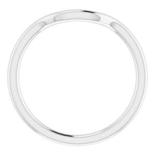 Charger l'image dans la galerie, Sterling Silver Band for 6 mm Square Ring
