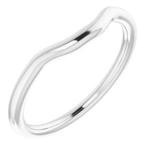 Charger l'image dans la galerie, Sterling Silver Band for 5.5 mm Square Ring
