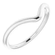 Charger l'image dans la galerie, Sterling Silver Band for 12x8 mm Pear Ring
