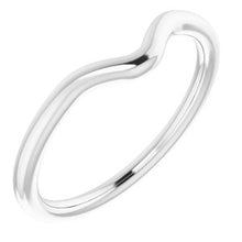 Load image into Gallery viewer, Sterling Silver Band for 7x5 mm Pear Ring
