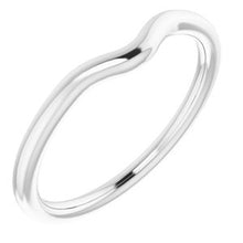 Charger l&#39;image dans la galerie, Sterling Silver Band for 5.5x3.5 mm Pear Ring
