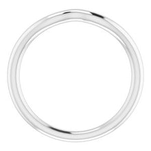 Load image into Gallery viewer, Sterling Silver Band for 7.4 mm Round Ring
