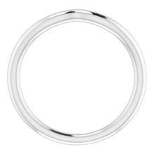 Load image into Gallery viewer, Sterling Silver Band for 5x3 mm Oval Ring
