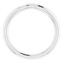 Charger l'image dans la galerie, Sterling Silver Band for 8x6 mm Oval Ring
