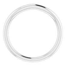 Charger l'image dans la galerie, Sterling Silver Band for 14 mm Cushion Ring
