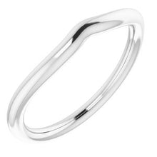 Load image into Gallery viewer, Sterling Silver Band for 5x3 mm Emerald Ring
