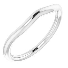 Load image into Gallery viewer, Sterling Silver Band for 11x9 mm Emerald Ring

