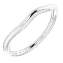 Load image into Gallery viewer, Sterling Silver Band for 10 mm Square Ring
