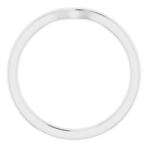 Sterling Silver Band for 4.4 mm Round Ring