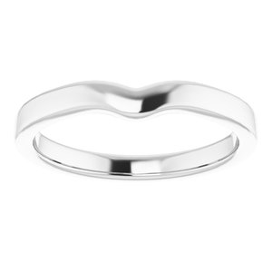 Sterling Silver Band for 4.4 mm Round Ring