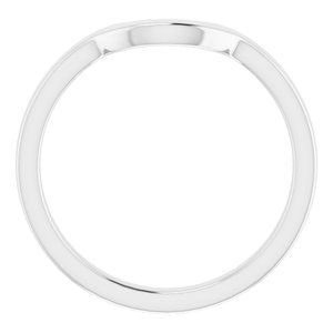 Sterling Silver Band for 8.2 mm Round Ring