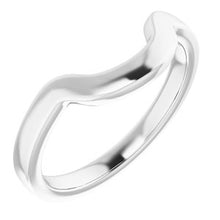 Charger l&#39;image dans la galerie, Sterling Silver Band for 11 mm Round Ring

