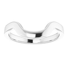 Charger l&#39;image dans la galerie, Sterling Silver Band for 12 mm Round Ring
