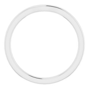 Sterling Silver Band for 6x4 mm Oval Ring