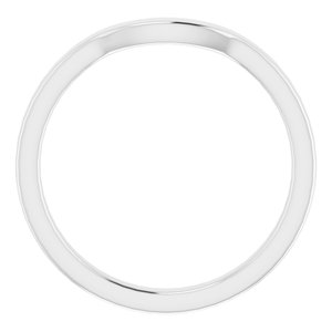 Sterling Silver Band for 8x6 mm Oval Ring