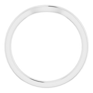 Sterling Silver Band for 7x5 mm Oval Ring
