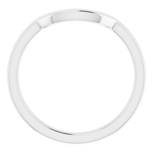 Sterling Silver Band for 11x9 mm Oval Ring
