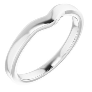 Sterling Silver Band for 5 mm Cushion Ring